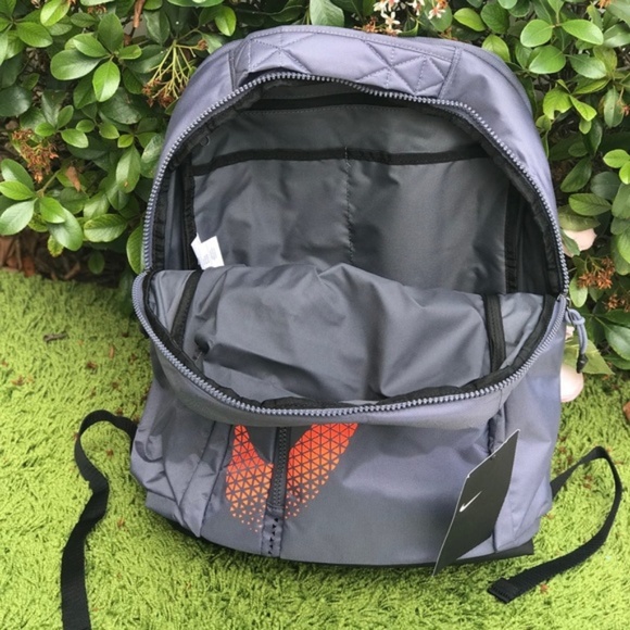 Nike Backpack Vapor Power Grey Orange🍊Unisex - Picture 3 of 7